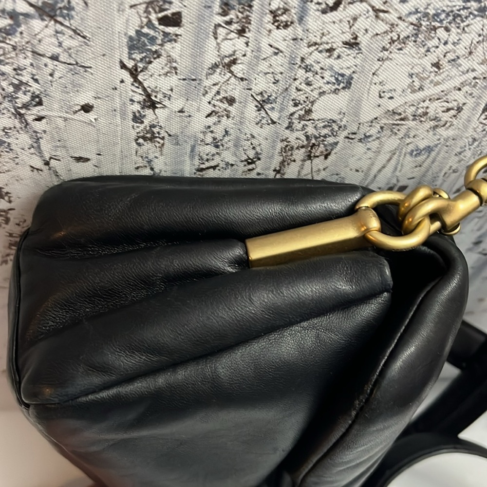 Coach Black Pillow Tabby 26 Nappa Leather Crossbody Bag Purse - Picture 5 of 12